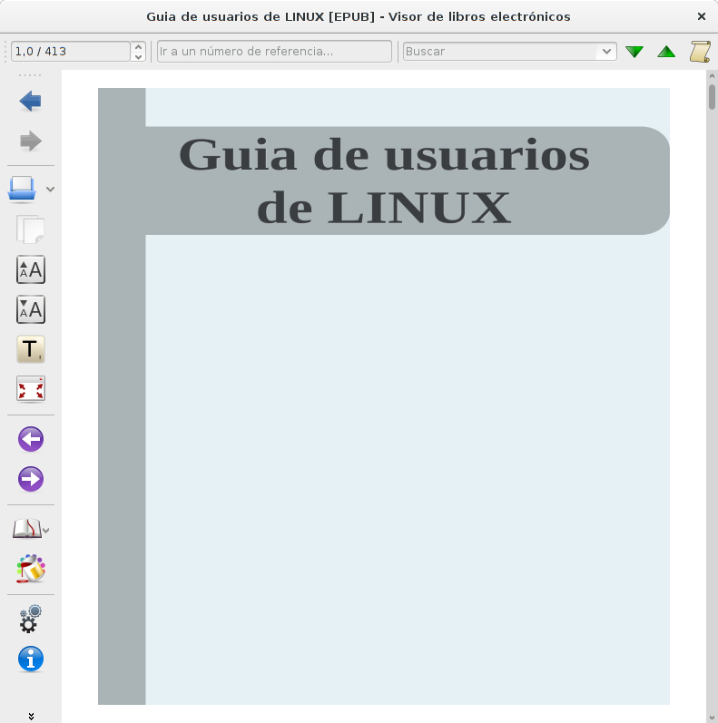 pantallazo de GLUP en ebook-viewer