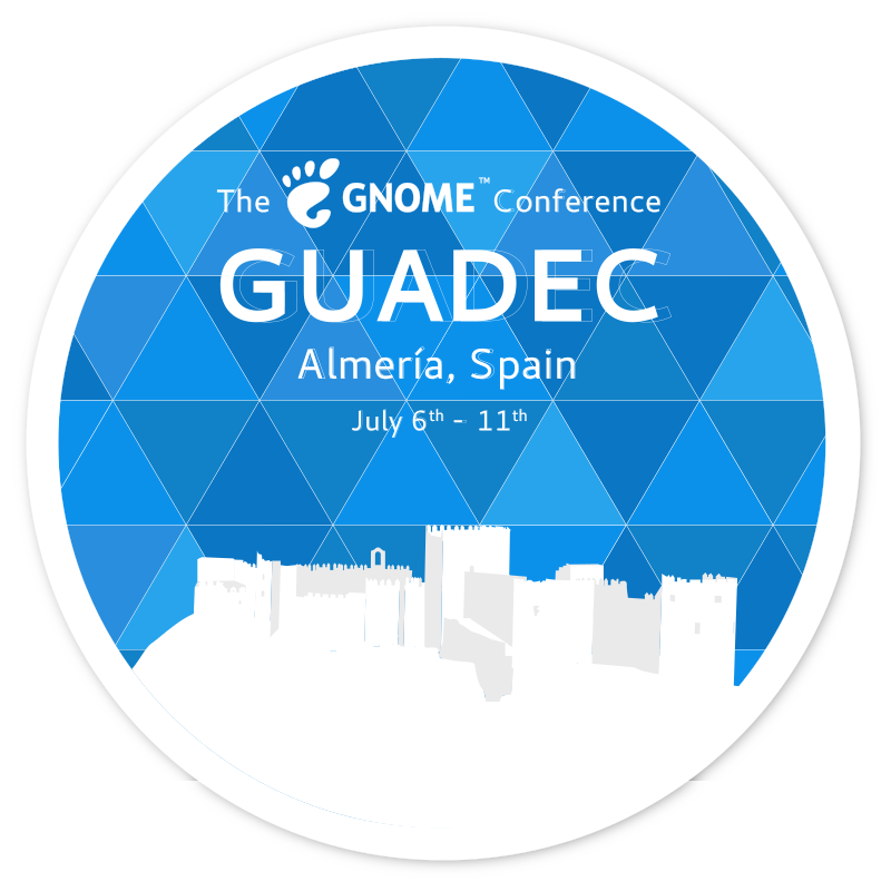 GUADEC 2018 badge